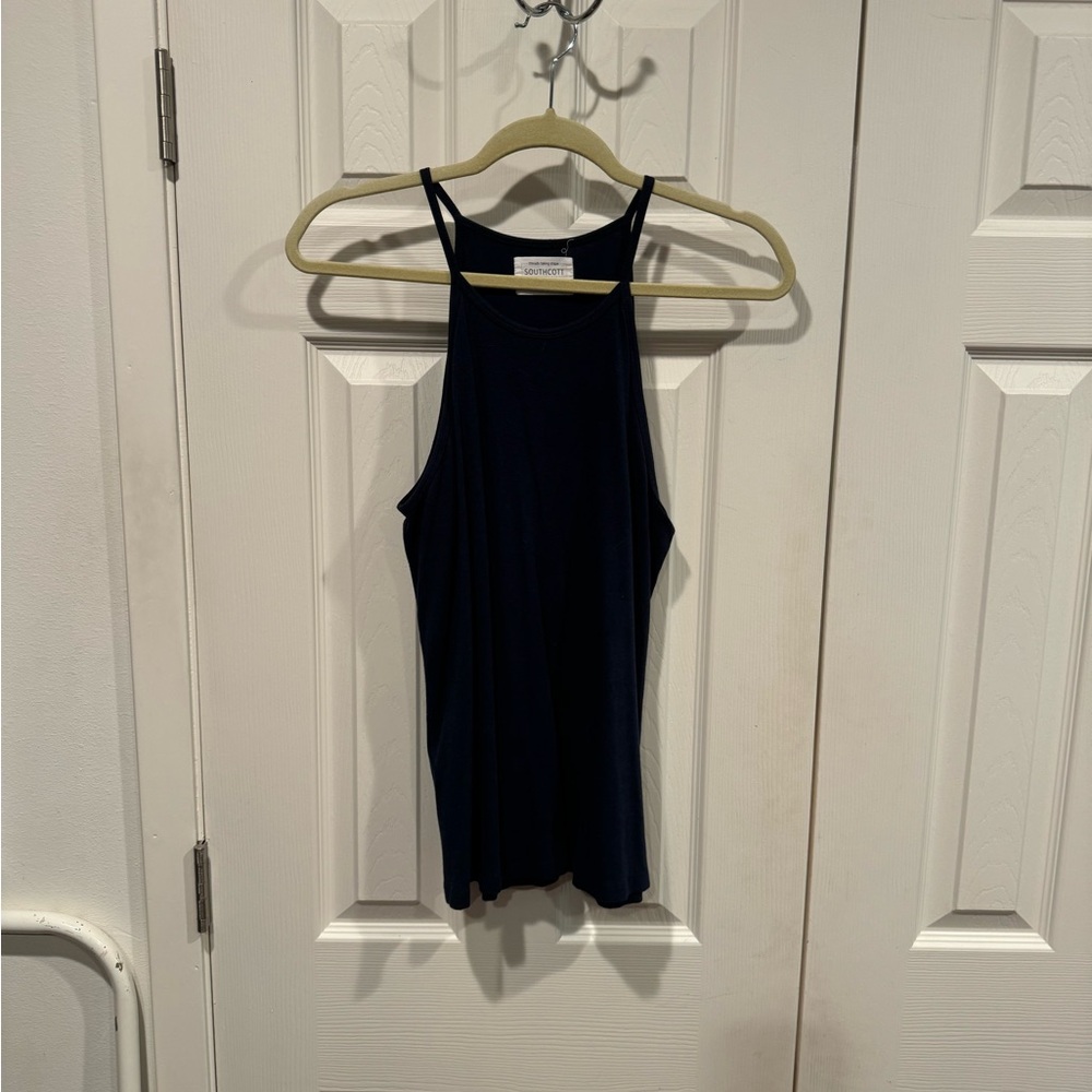 SOUTHCOTT Classic Dark Blue Tank Top